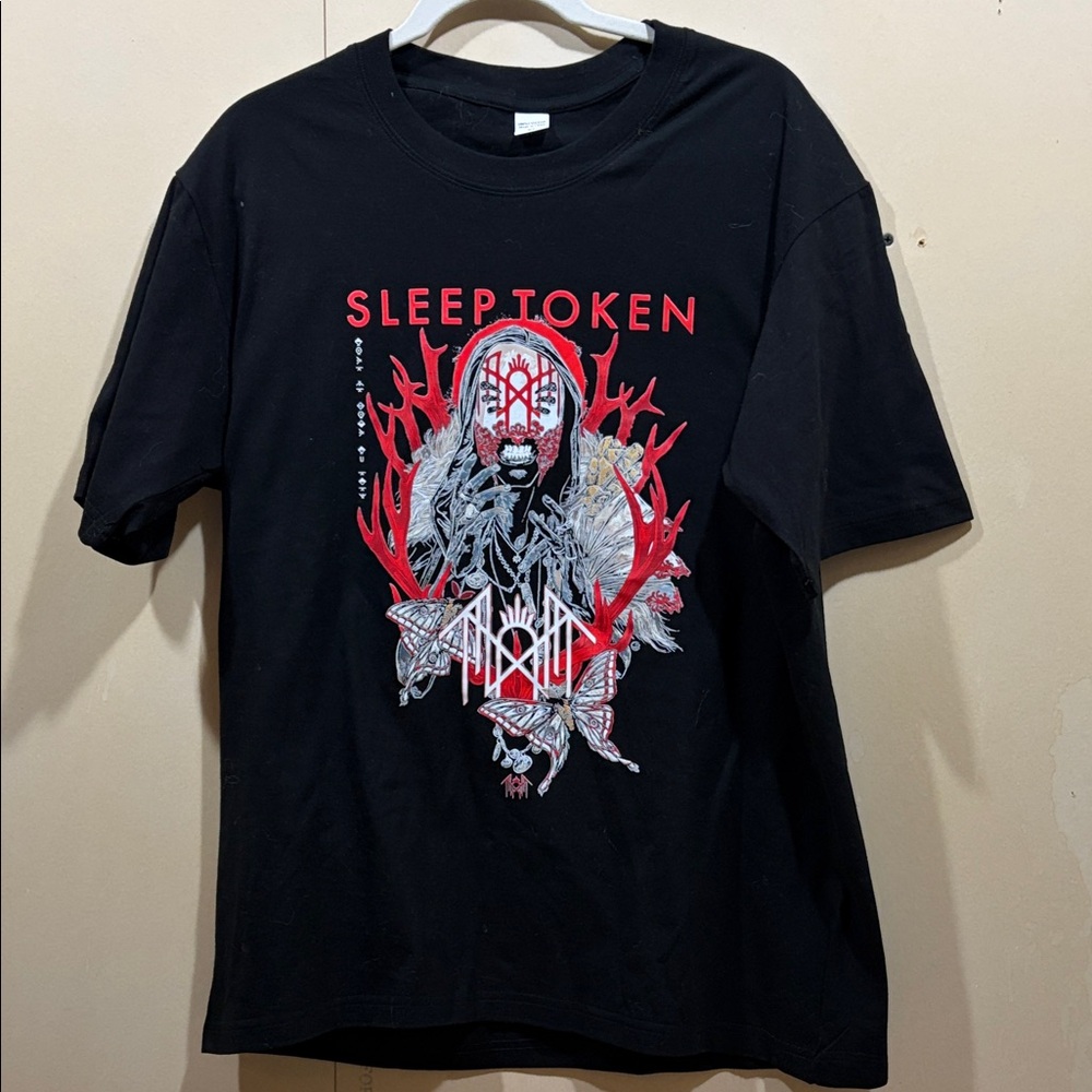 Sleep Token Graphic Short Sleeve T-Shirt in Black